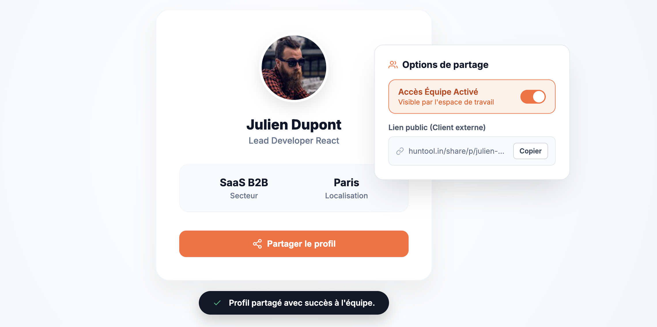 Travail d'équipe — collaboration en temps réel
